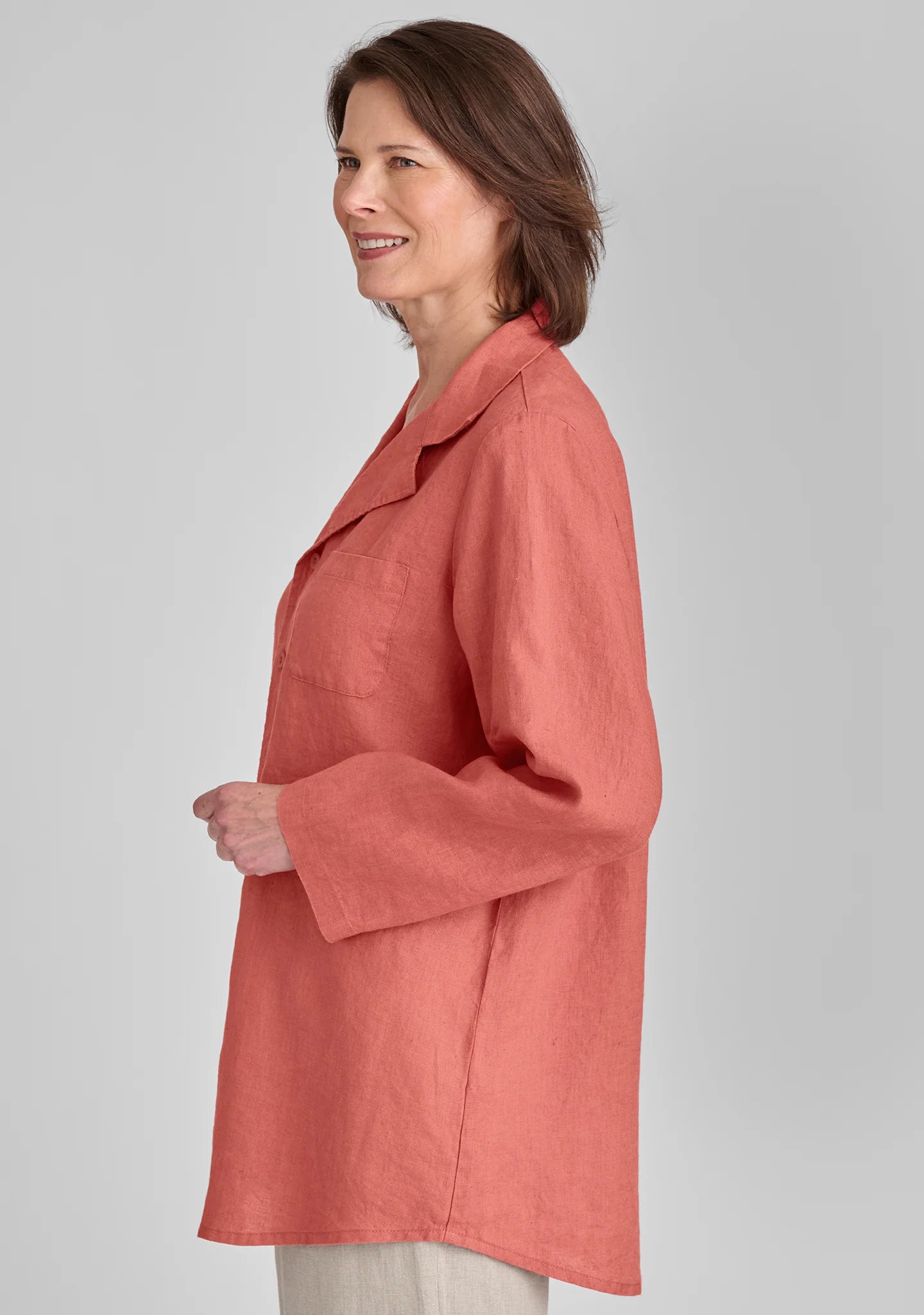 Anniversary Shirt - Linen Button Down Shirt - FINAL SALE