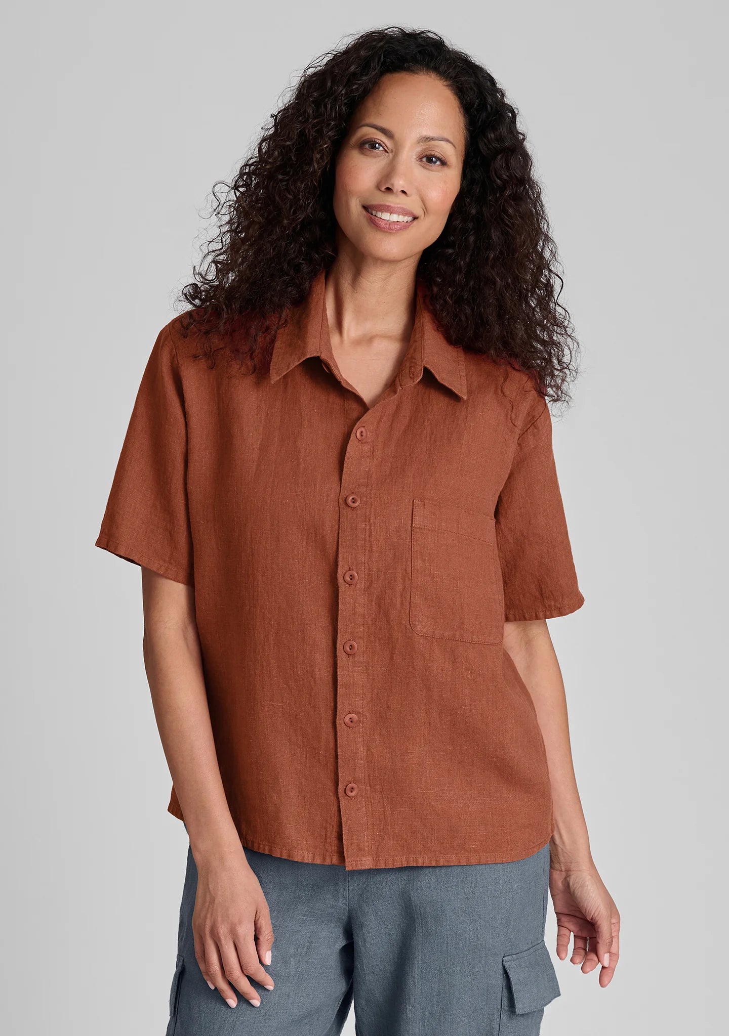 Cherished Shirt - Linen Button Down Shirt - FINAL SALE