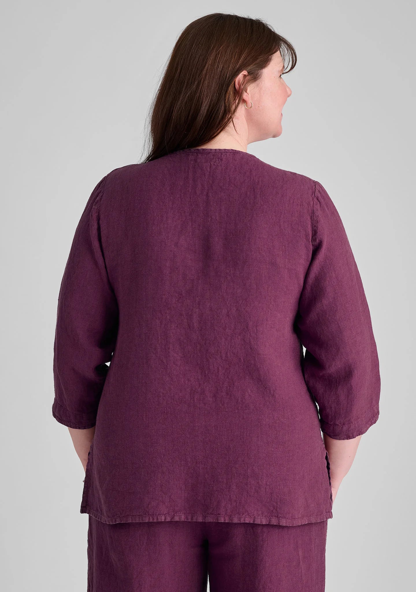 V Pullover - Linen Top