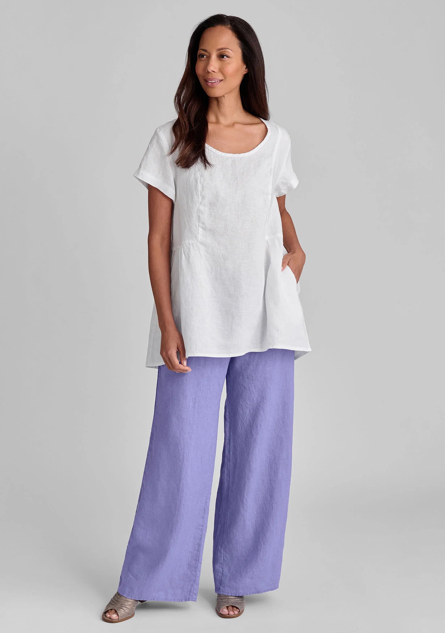 SS Play In It - Linen T Shirt - FINAL SALE