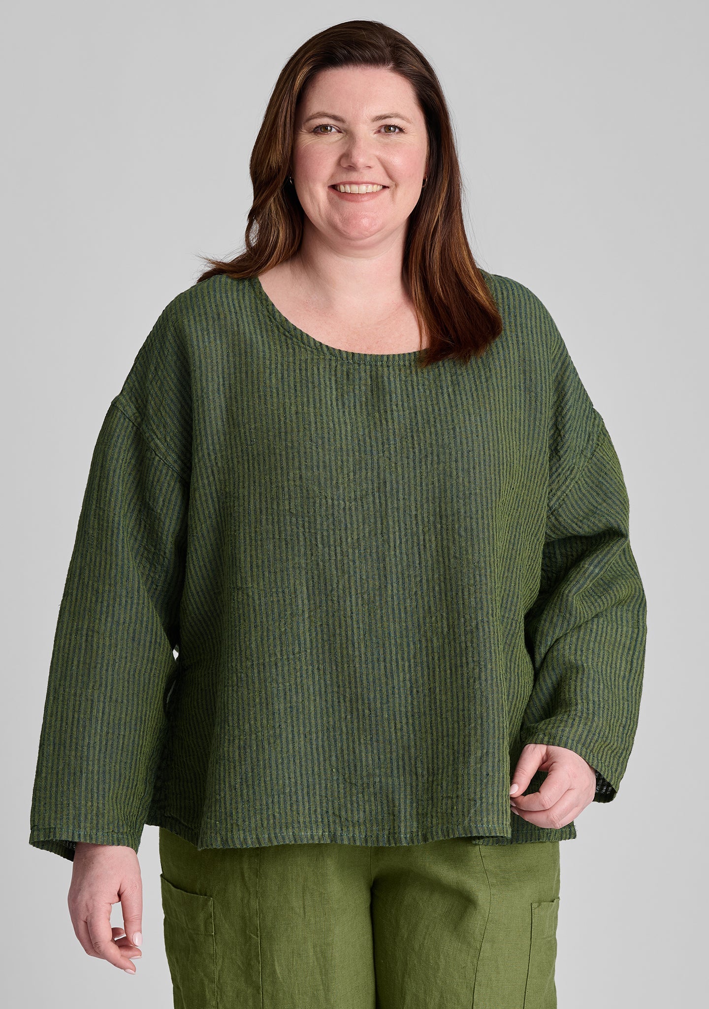 Throw It On - Long Sleeve Linen Shirt - FINAL SALE