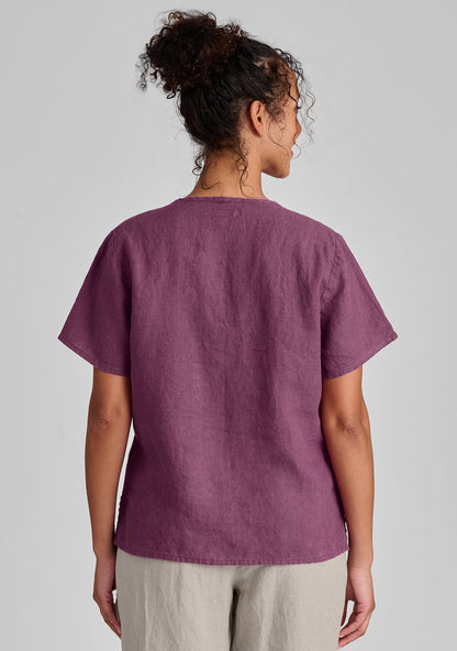 Fundamental Tee - Linen T Shirt - FINAL SALE