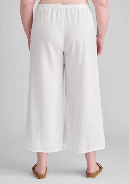 Sociable Flood - Wide Leg Linen Pants