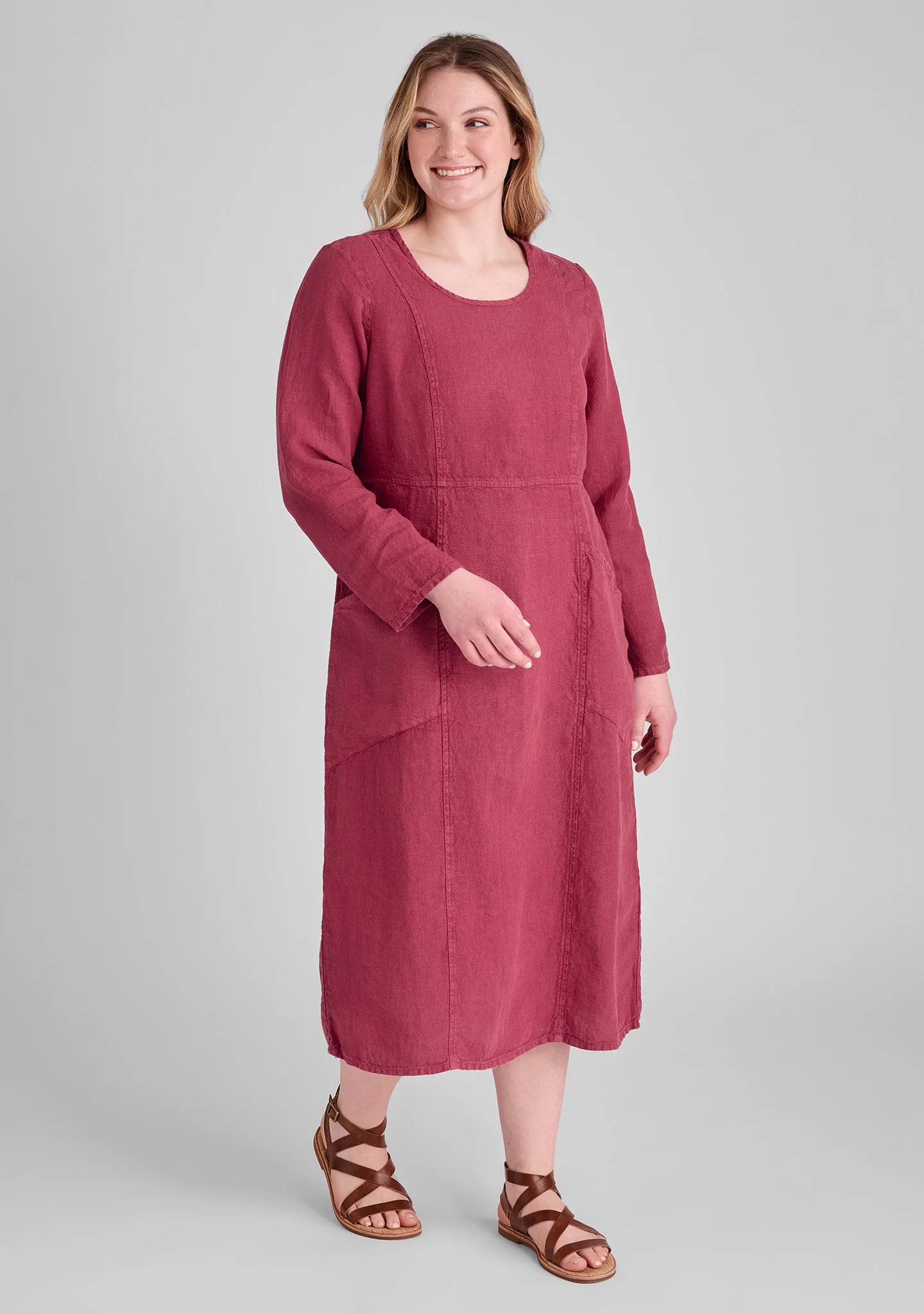 Vintage Dress - Linen Dress
