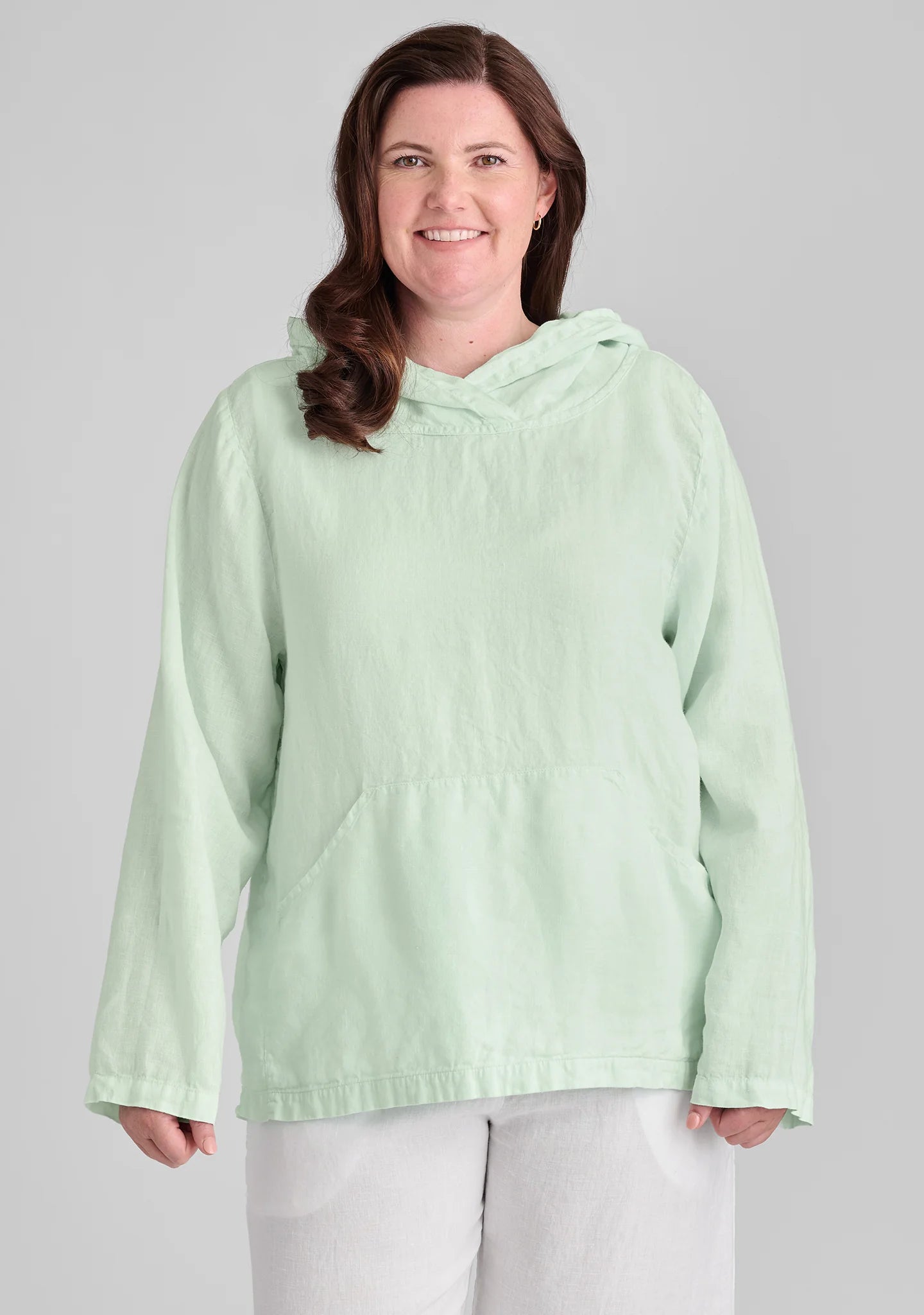 Hoodie - Linen Hooded Shirt