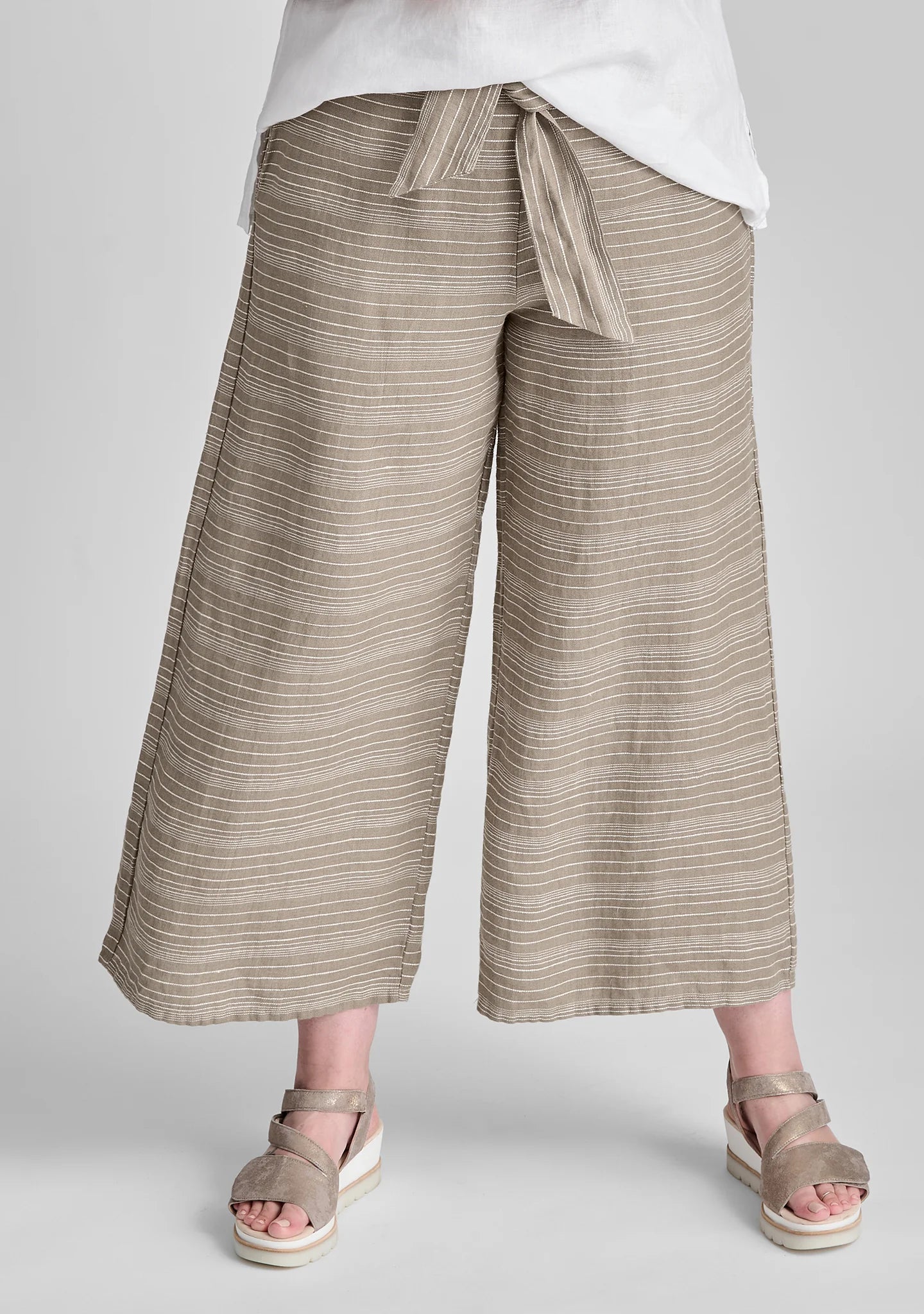 Obi Pant - Linen Tie Pants - FINAL SALE
