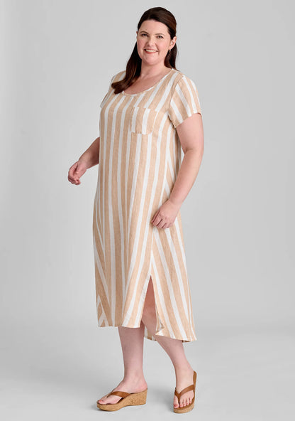 Stretched Top - Linen Shift Dress - FINAL SALE