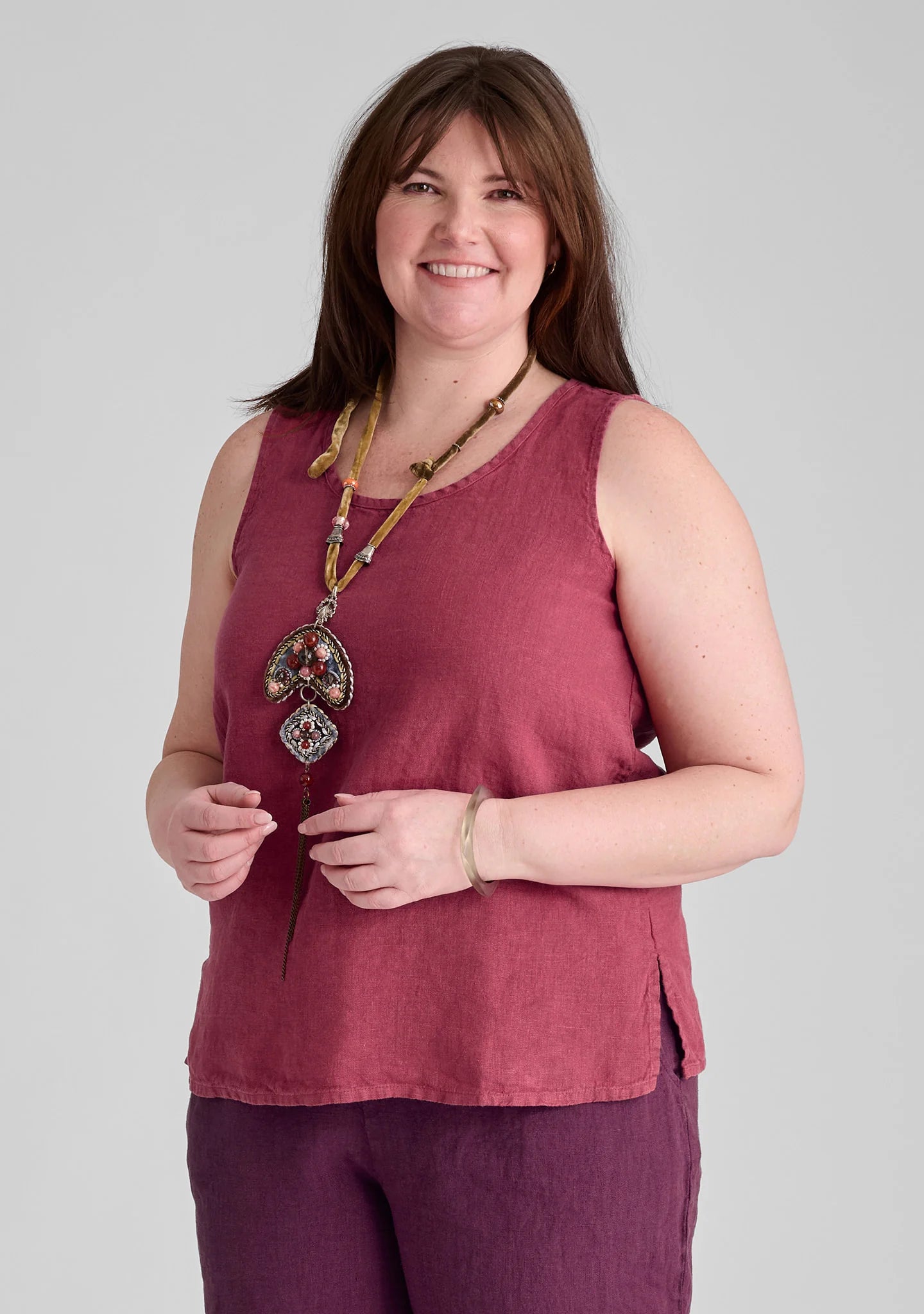 Fundamental Tank - Linen Tank Top