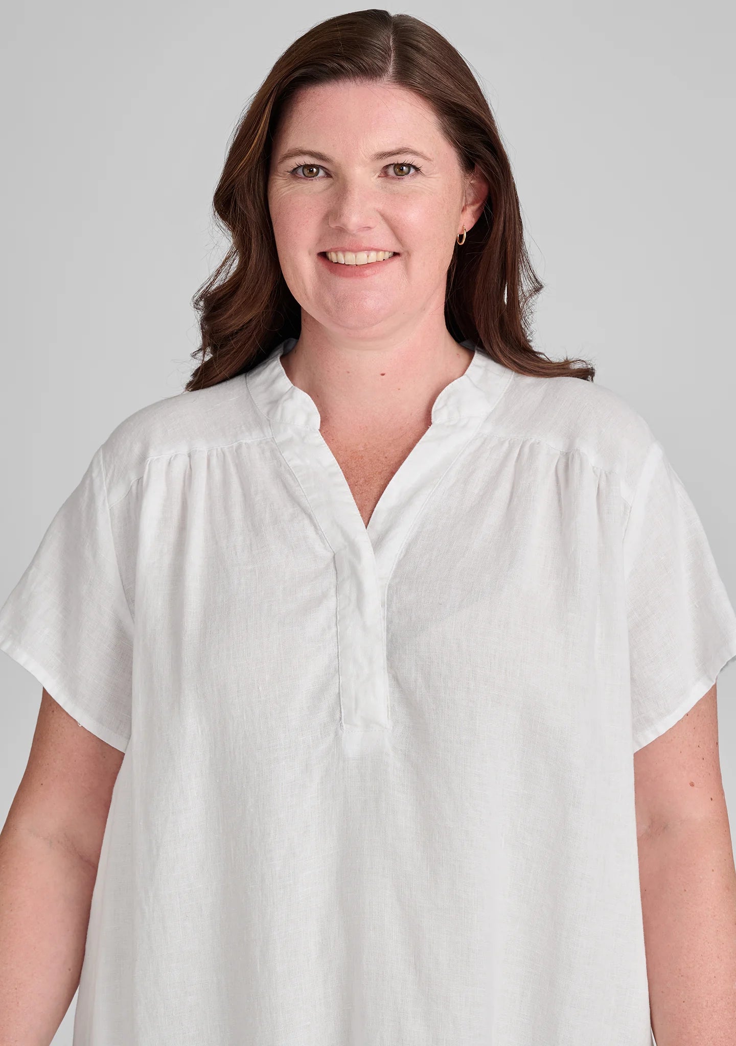 Café Dress - Linen Dress
