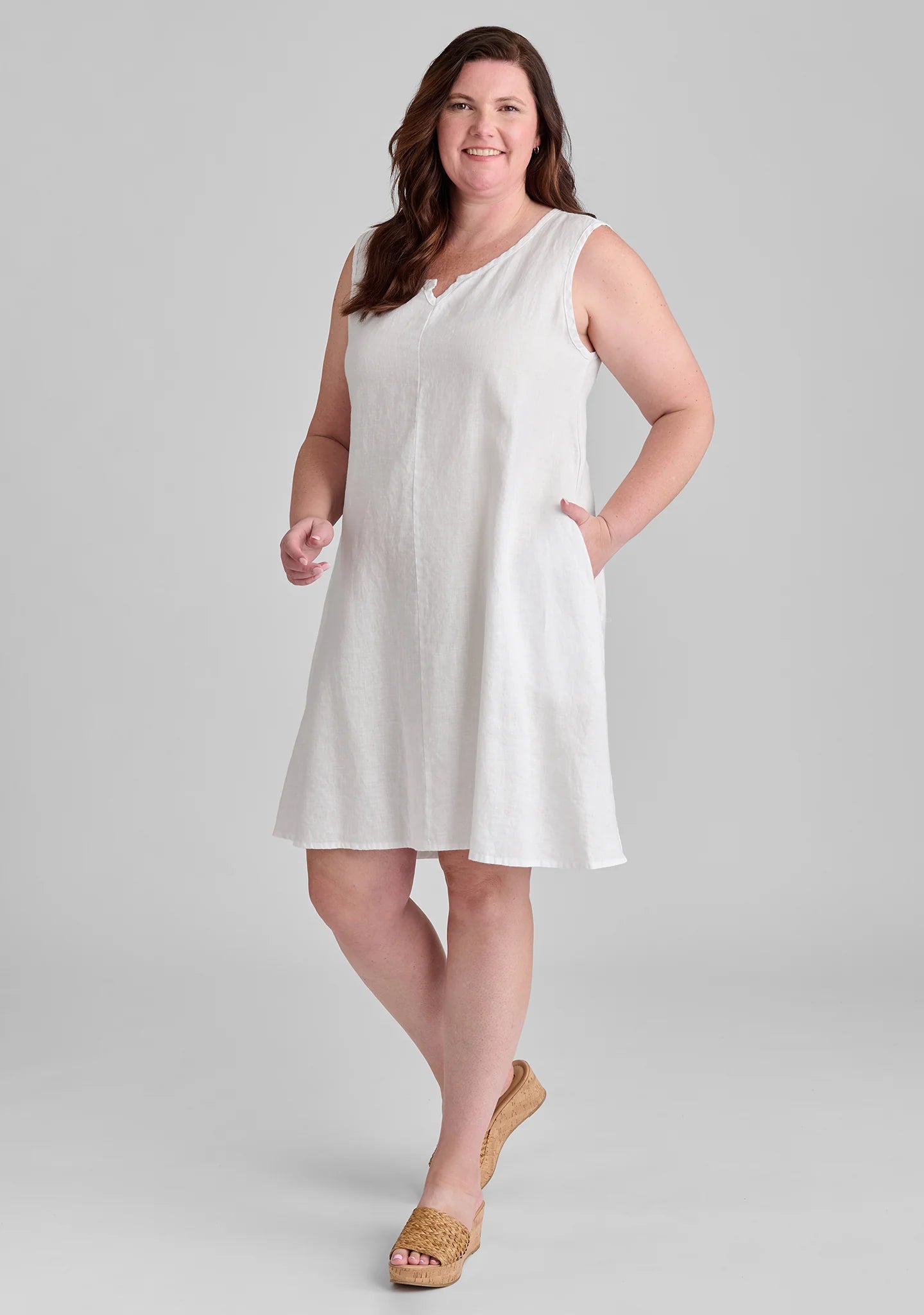 True Dress - Linen Shift Dress - FINAL SALE