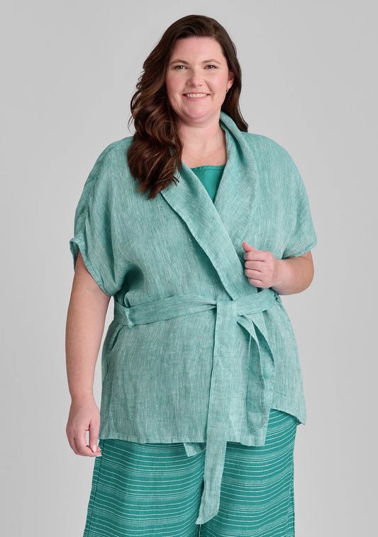 Obscure Wrap - Linen Cardigan - FINAL SALE