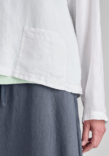Chelsea Pullover - Long Sleeve Linen Shirt