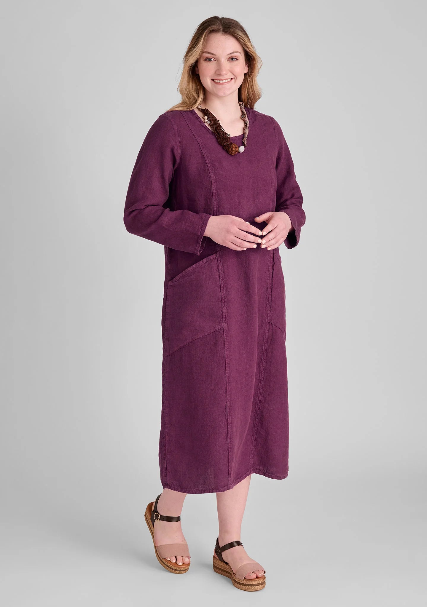 Vintage Dress - Linen Dress