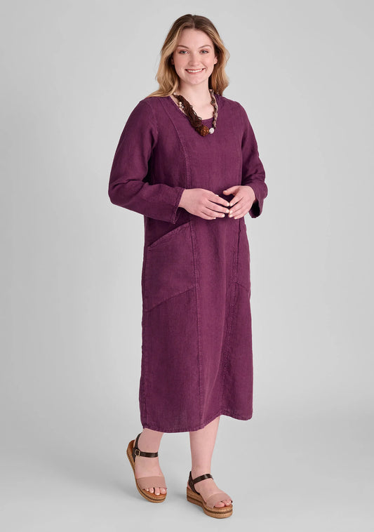Vintage Dress - Linen Dress
