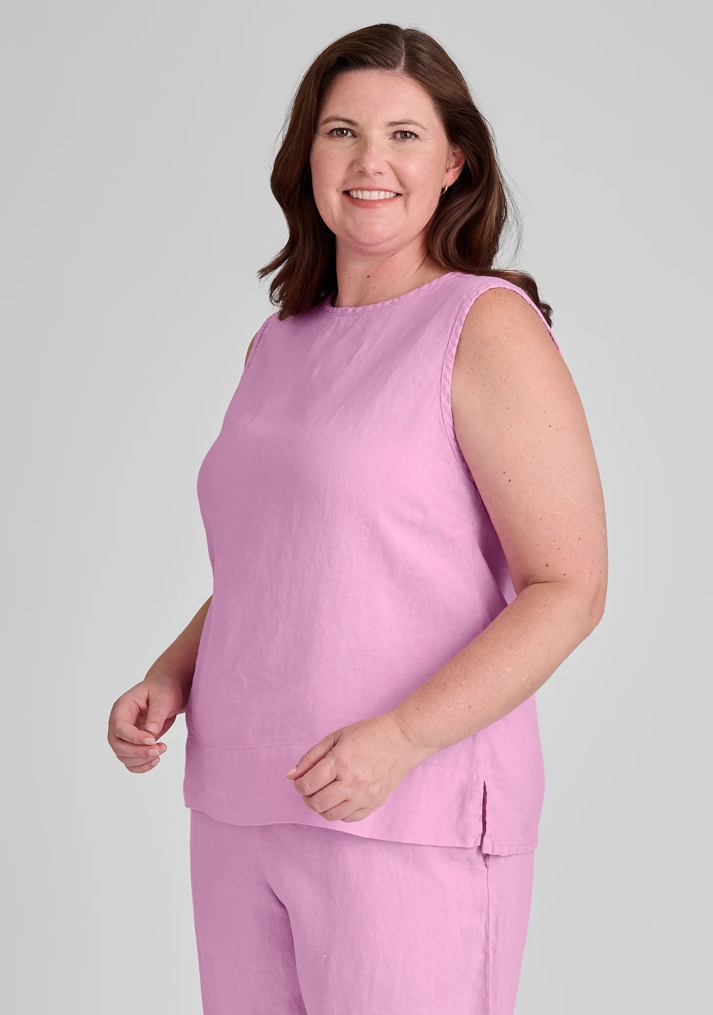 Roadie Top - Linen Tank Top