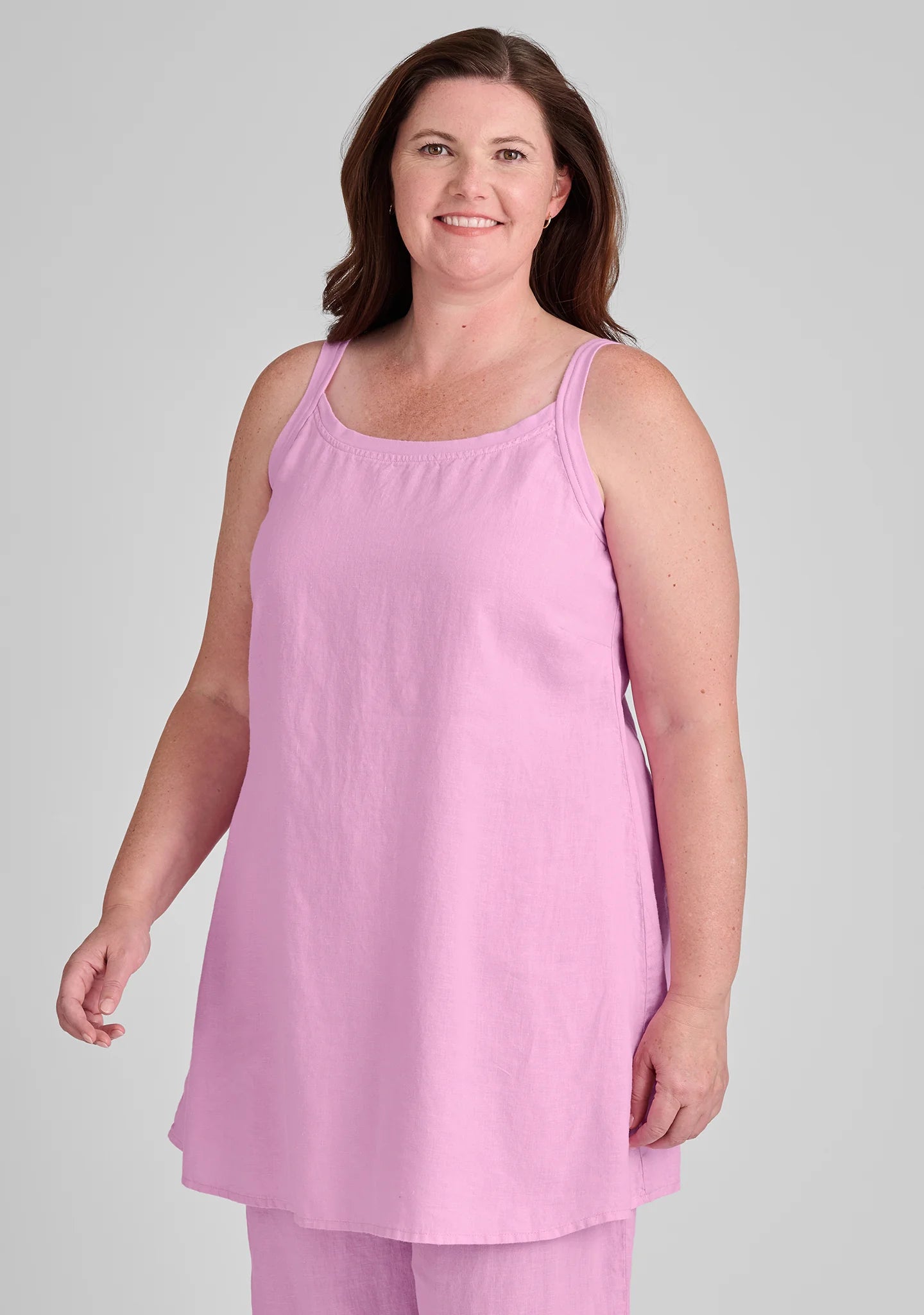 Upward Tunic - Linen Tank Top