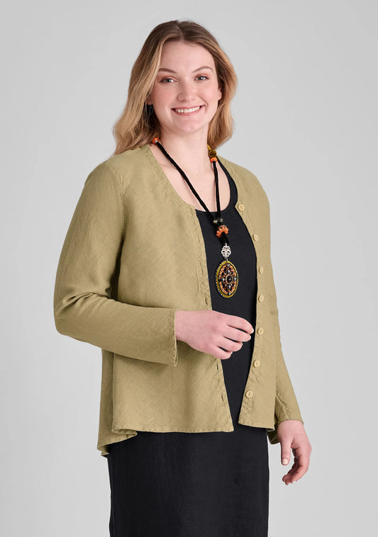 Beneficial Blouse - Linen Cardigan