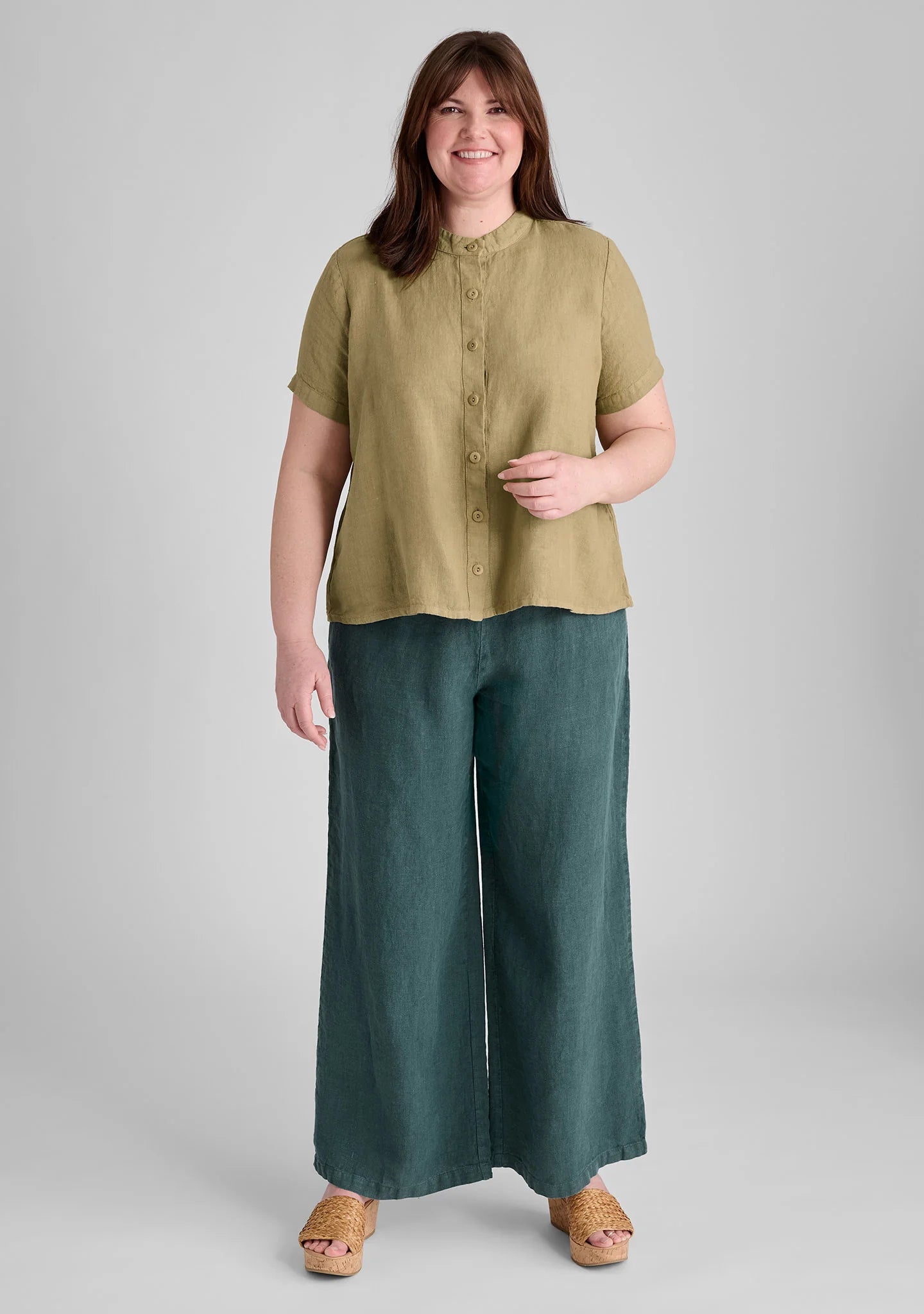 Flowing Pant - Linen Pants With Elastic Waist