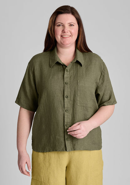 Cherished Shirt - Linen Button Down Shirt - FINAL SALE