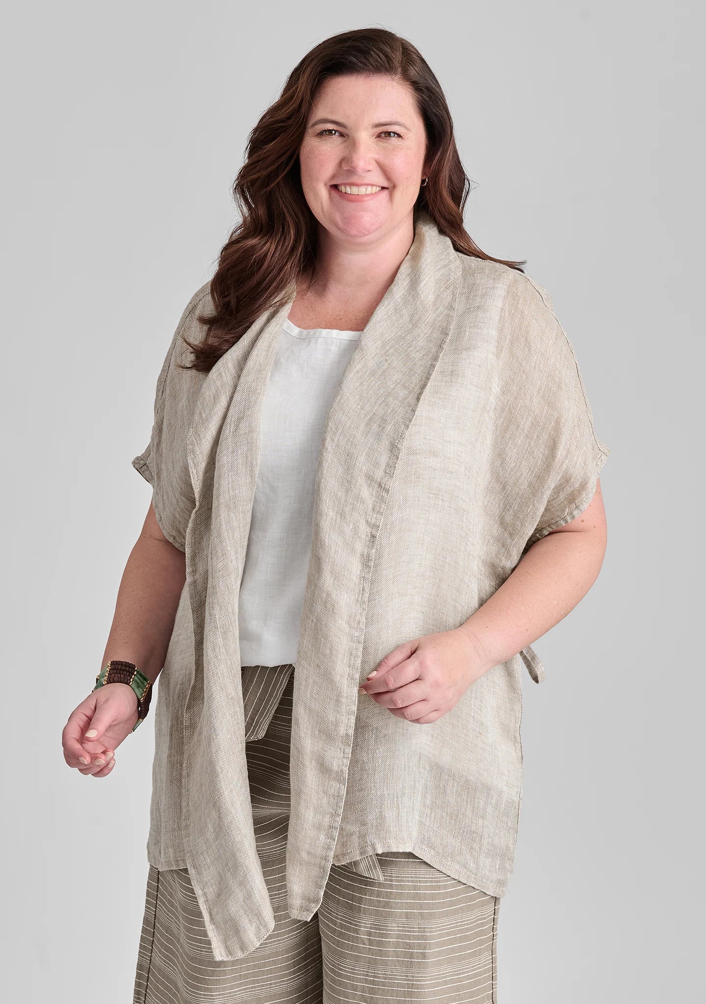 Obscure Wrap - Linen Cardigan - FINAL SALE