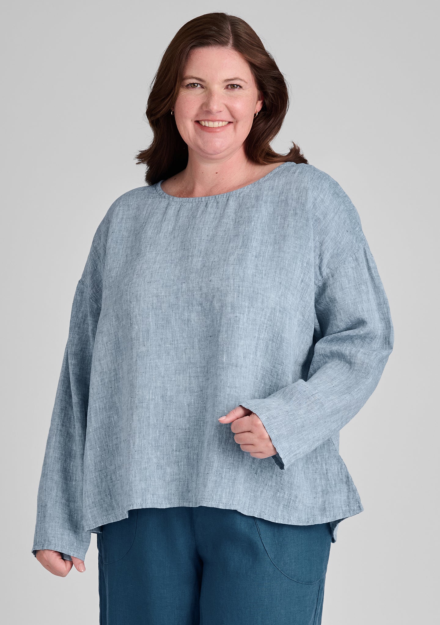 Throw It On - Long Sleeve Linen Shirt