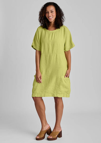 Sunnyside Dress - Linen Dress - FINAL SALE