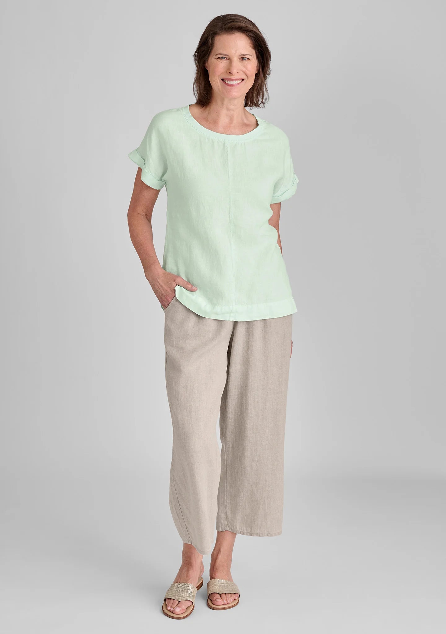 Tee Top - Linen T Shirt