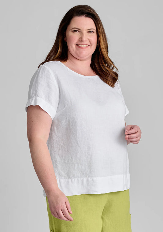 Roadie Tee - Linen T Shirt - FINAL SALE