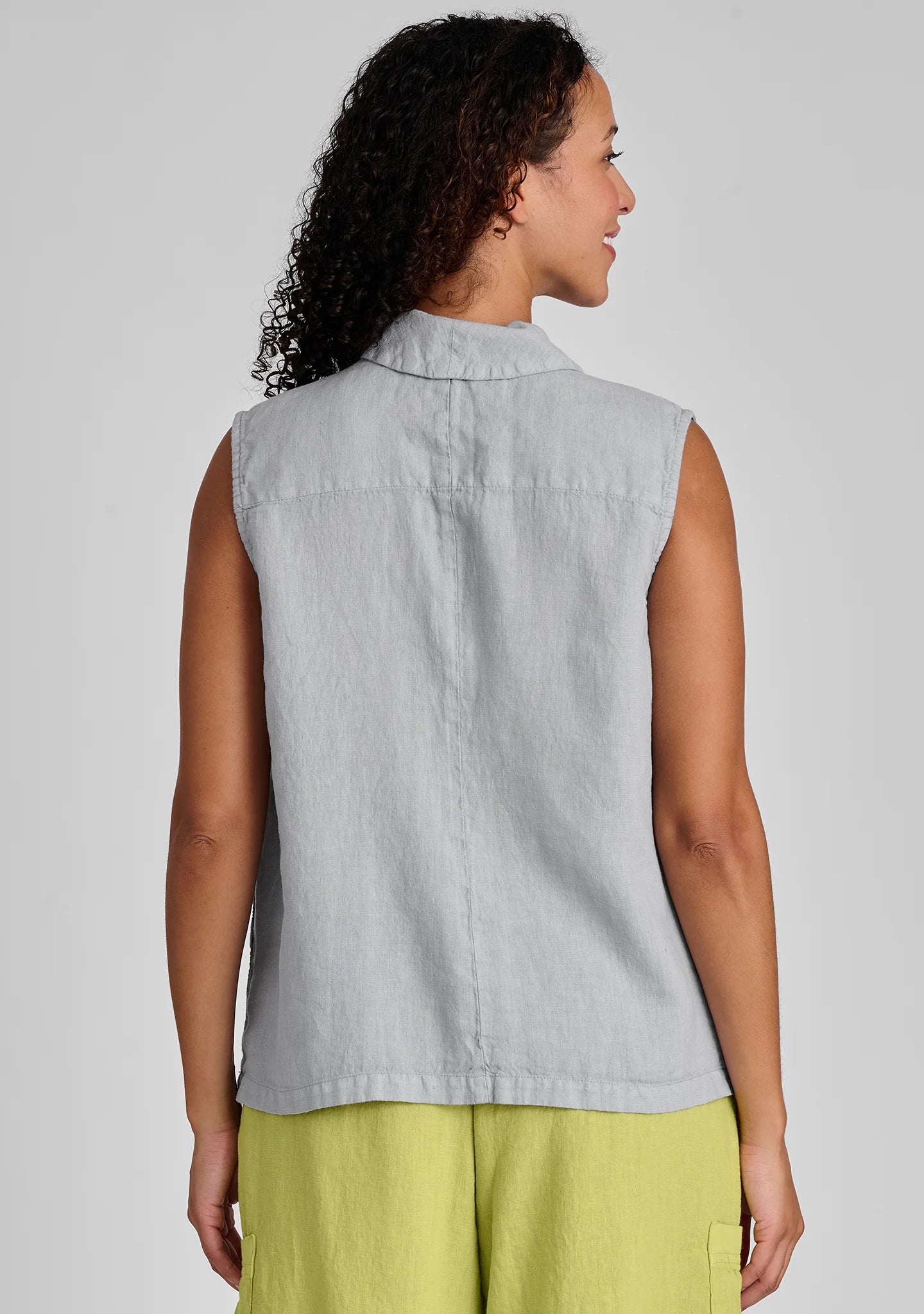 Chelsea Vest - Linen Vest - FINAL SALE