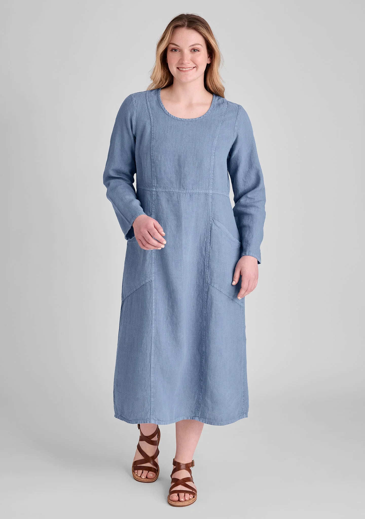 Vintage Dress - Linen Dress
