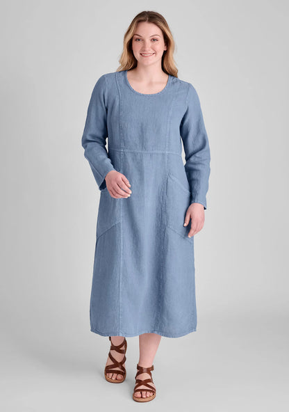 Vintage Dress - Linen Dress