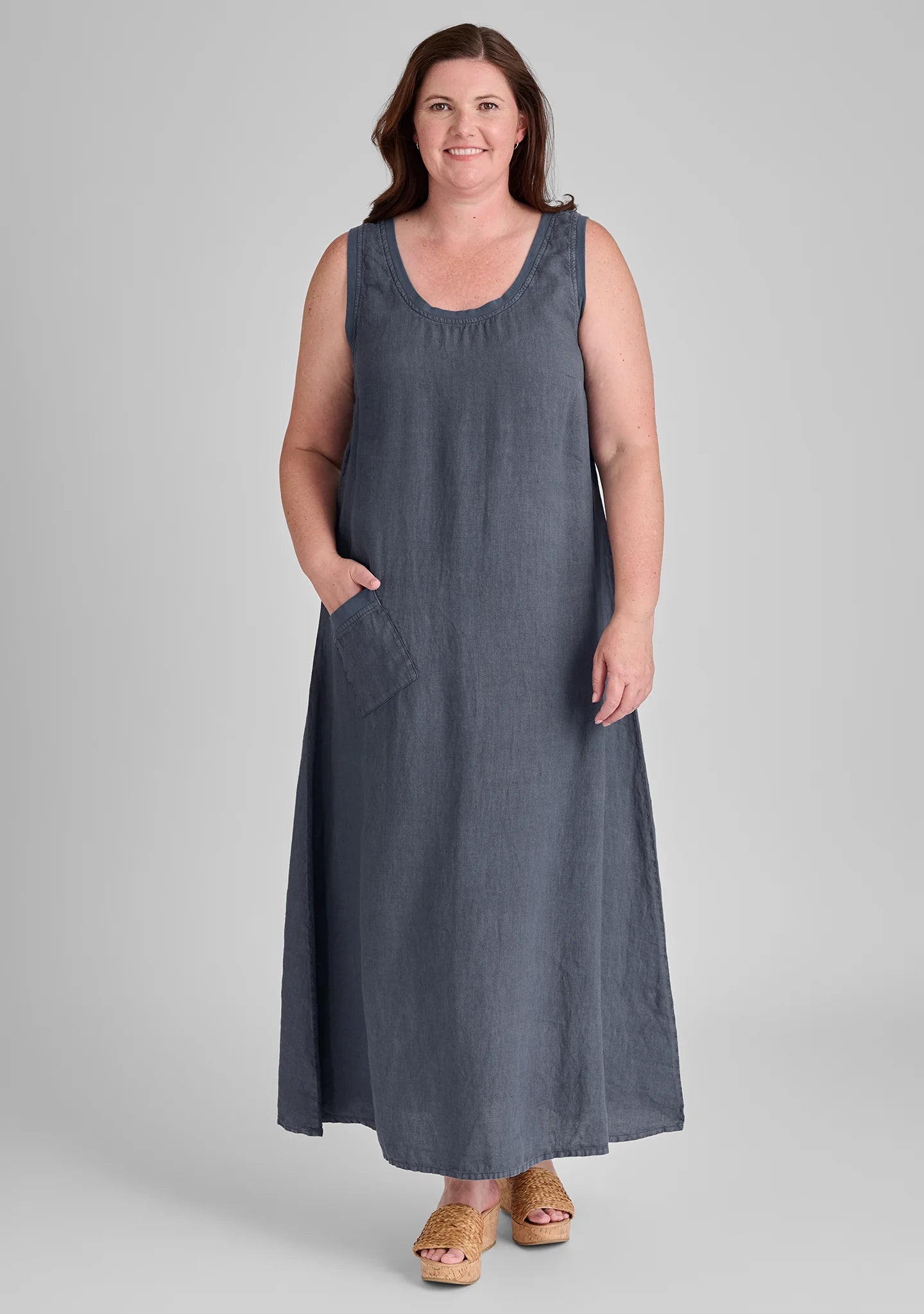Serene Dress - Linen Maxi Dress