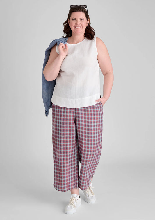 Shirttail Floods - Linen Pants - FINAL SALE