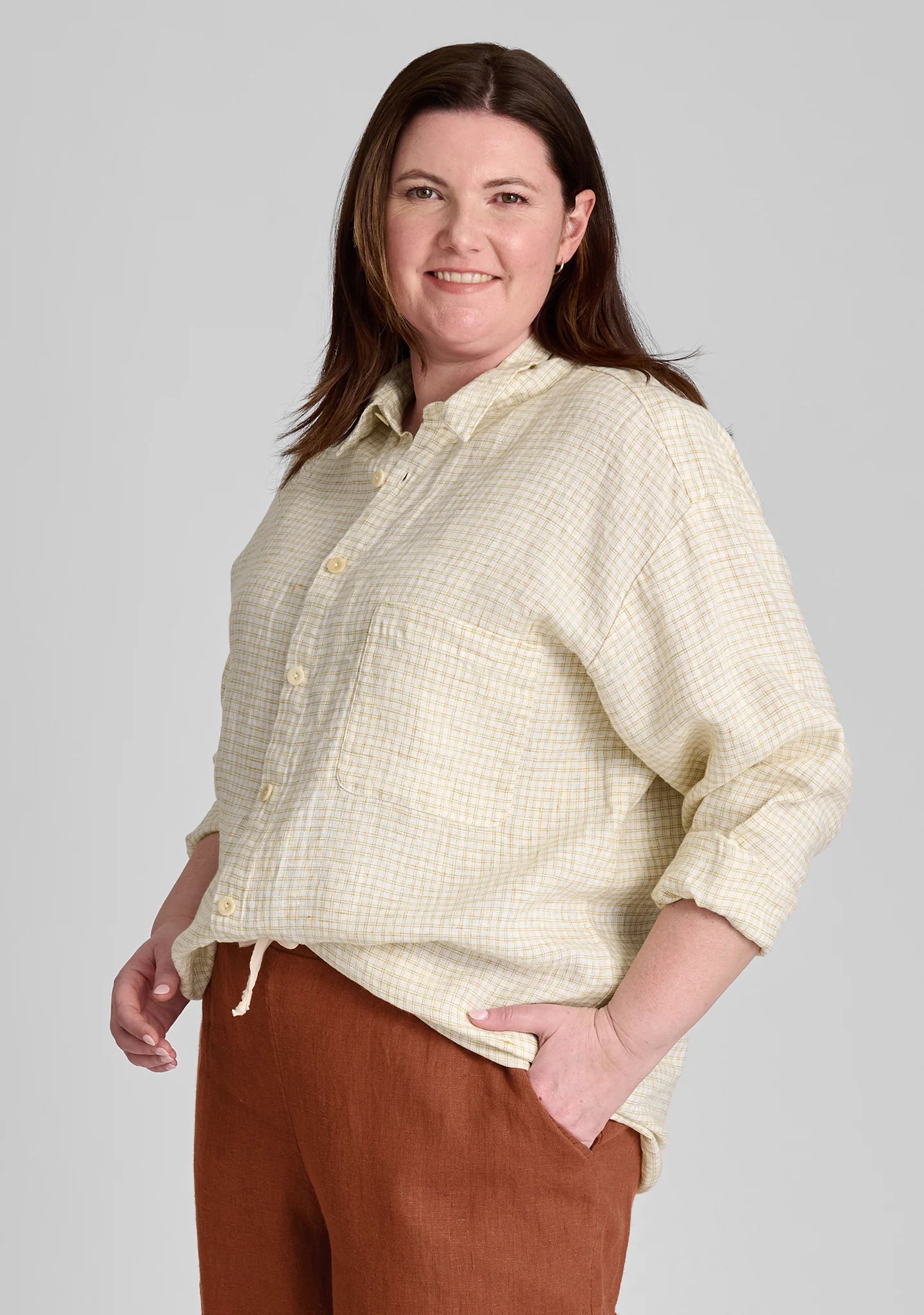 Whole Shirt - Linen Button Down Shirt - FINAL SALE
