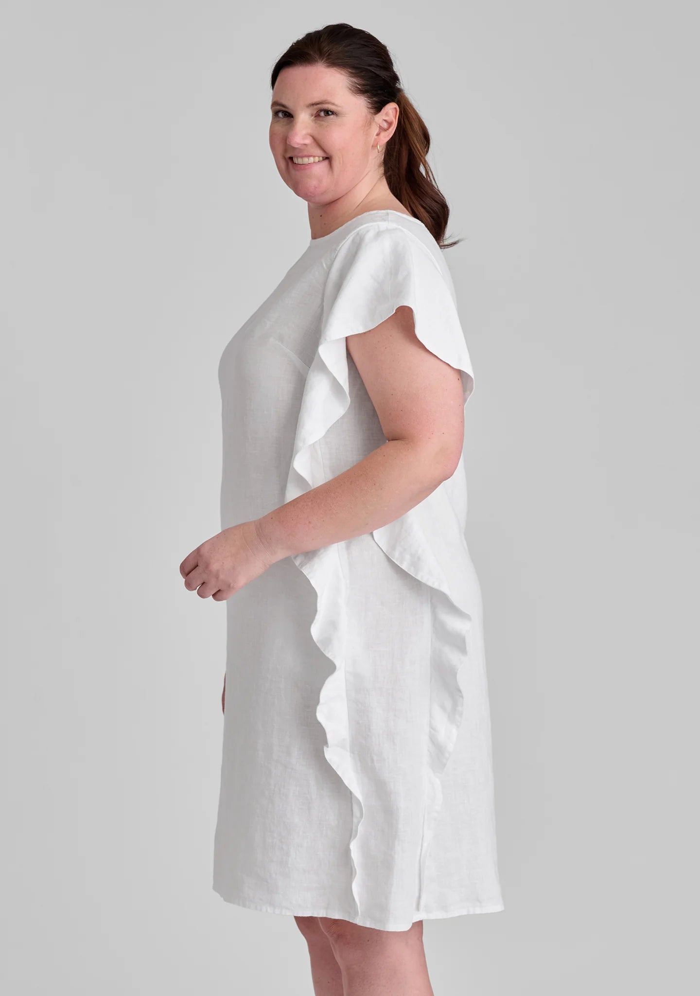Social Dress - Linen Shift Dress - FINAL SALE