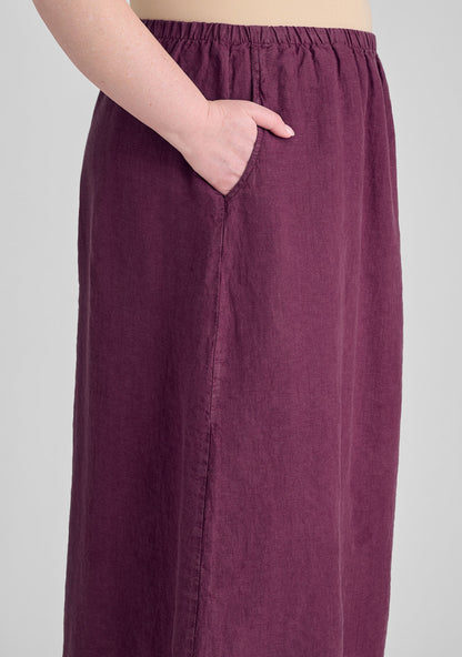 Go To Skirt - Linen Maxi Skirt