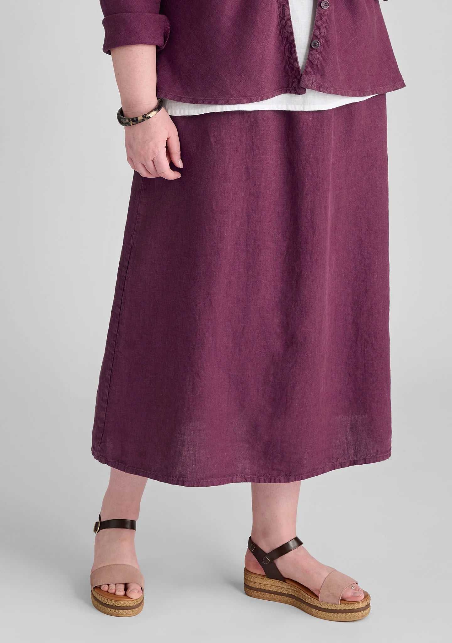 Go To Skirt - Linen Maxi Skirt