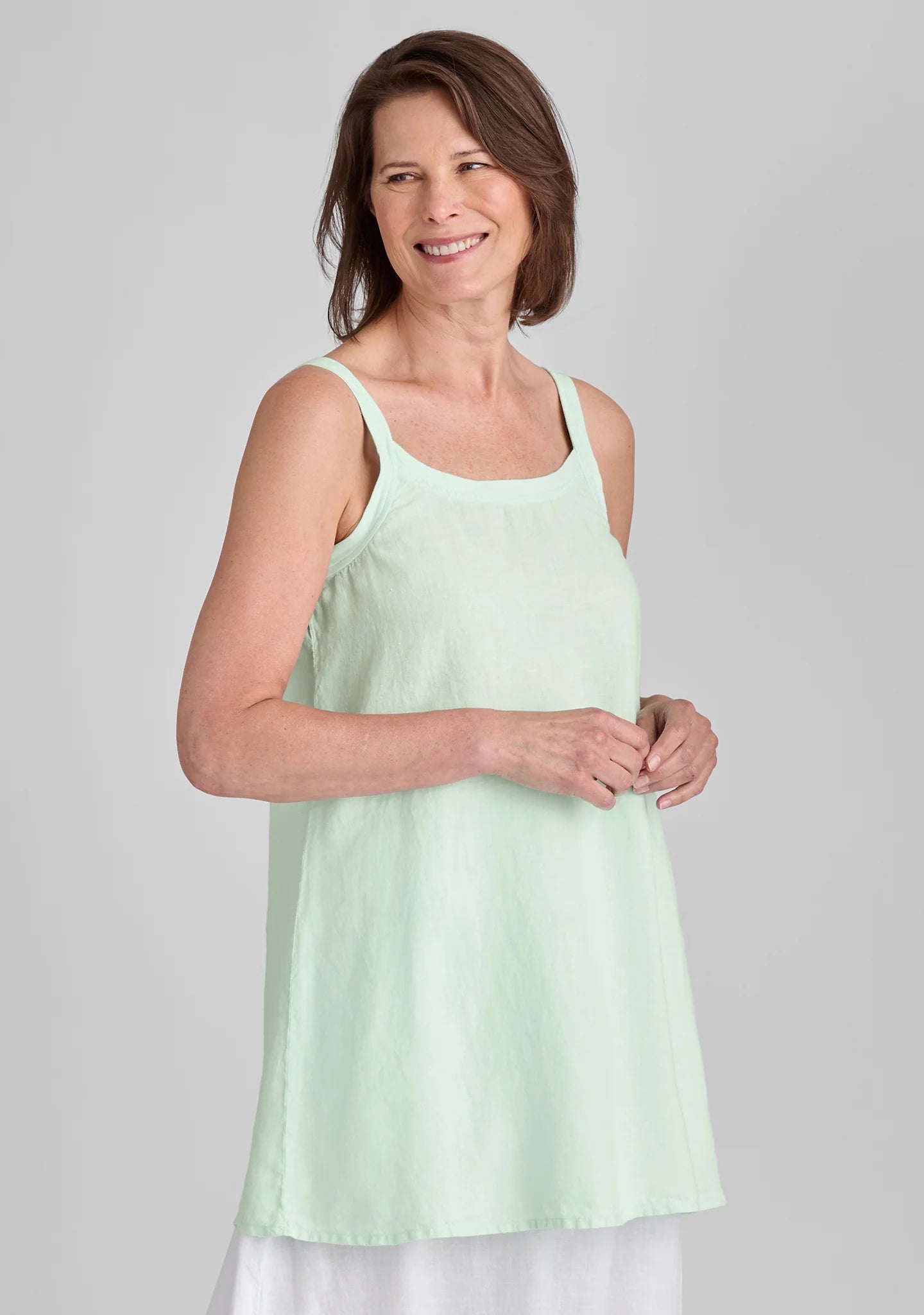 Upward Tunic - Linen Tank Top