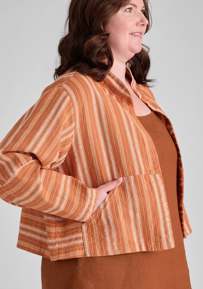 Seamly Jacket - Cropped Linen Jacket