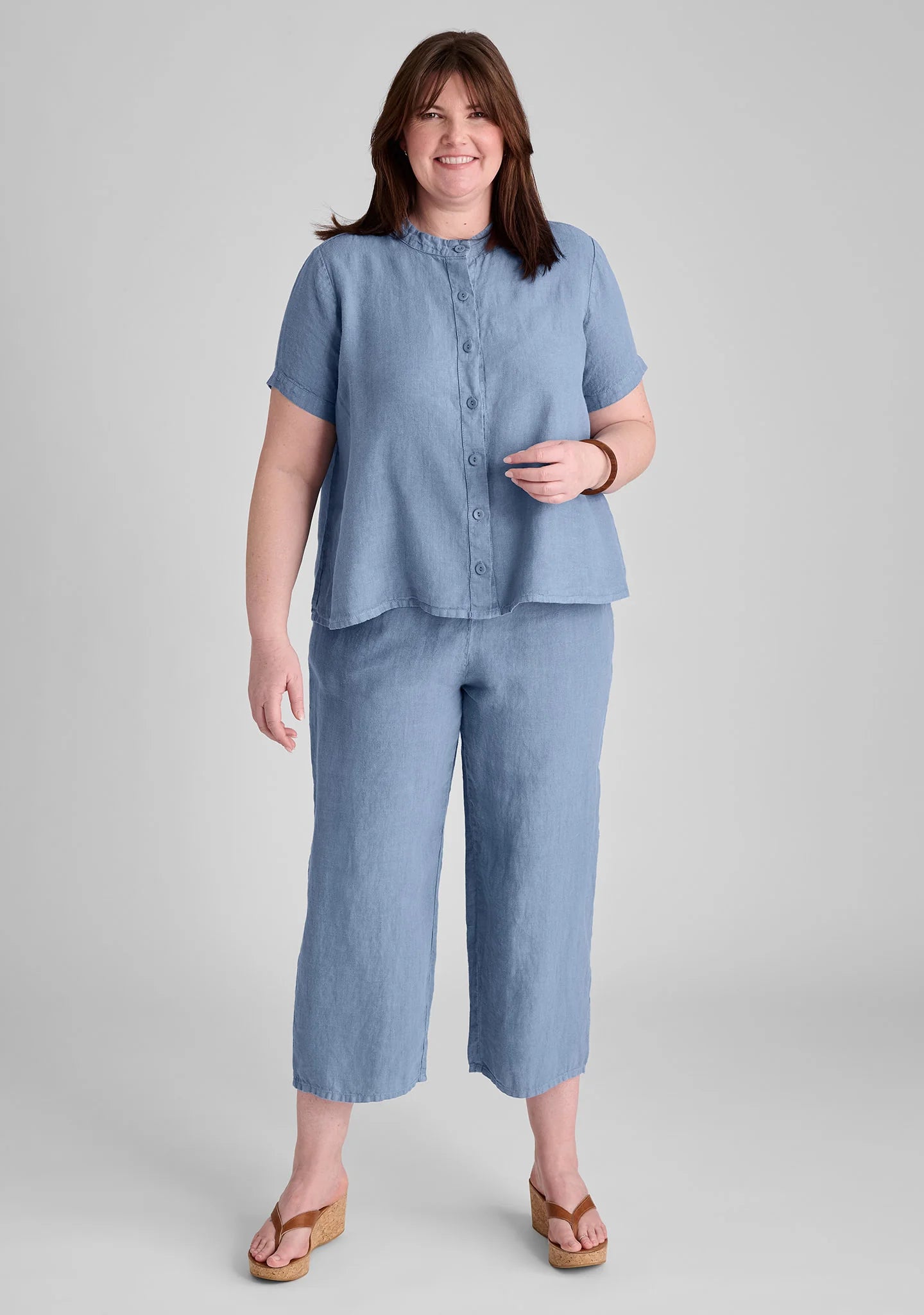 Zdenka Blouse - Linen Button Down Shirt