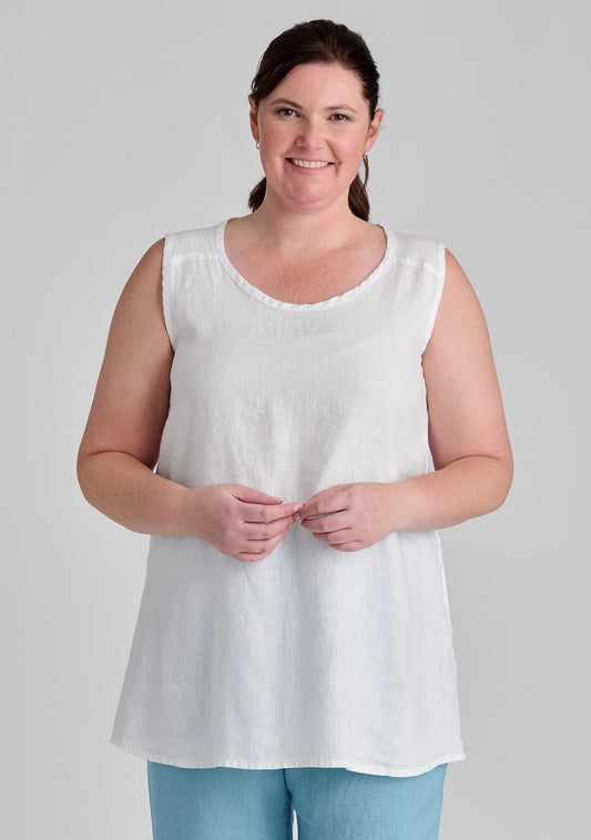 Dreamy Tank - Linen Tank Top - FINAL SALE