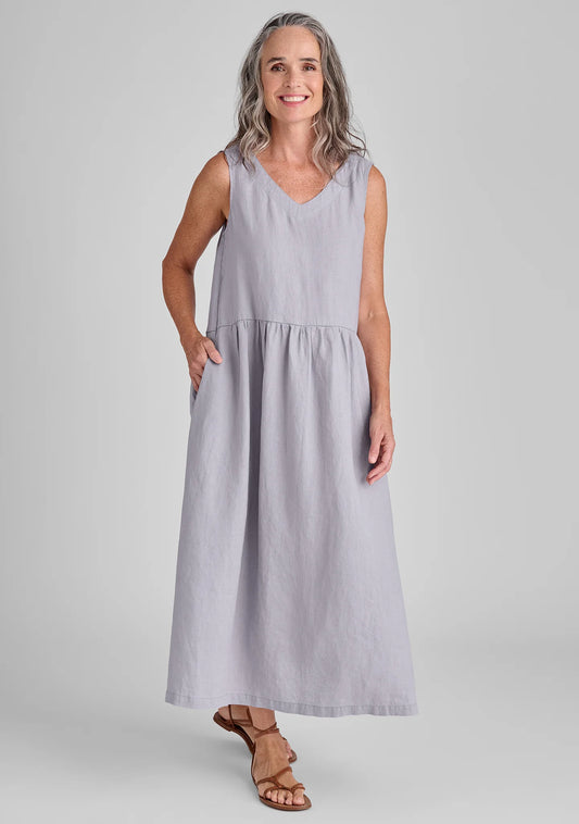 Flax-Full Dress - Linen Maxi Dress