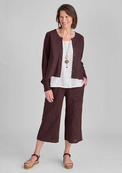 Flattering Crop - Linen Pants