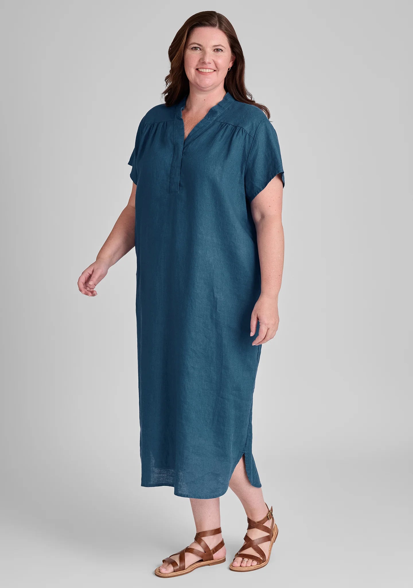 Café Dress - Linen Dress