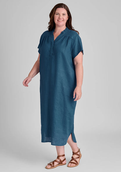 Café Dress - Linen Dress