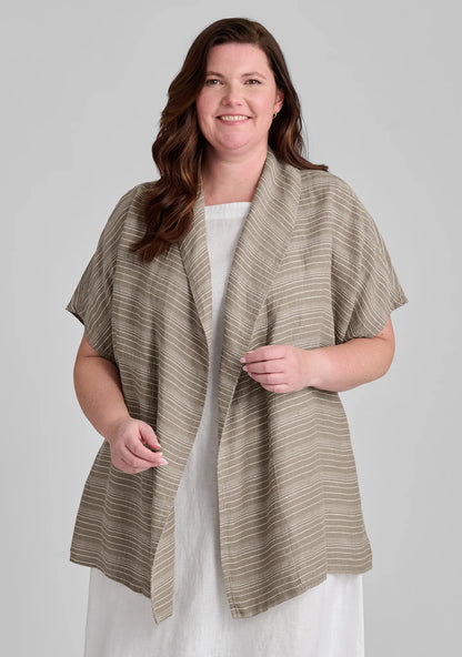 Obscure Wrap - Linen Cardigan - FINAL SALE