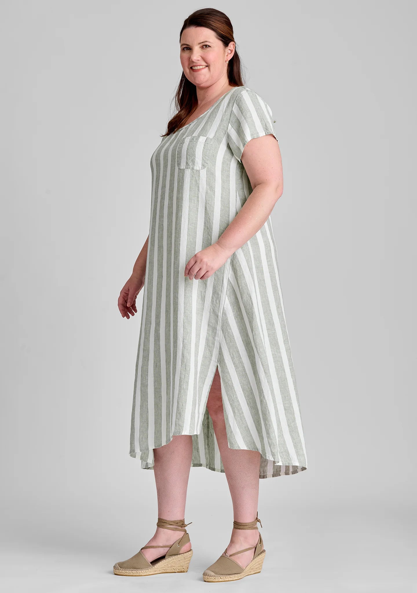 Stretched Top - Linen Shift Dress - FINAL SALE