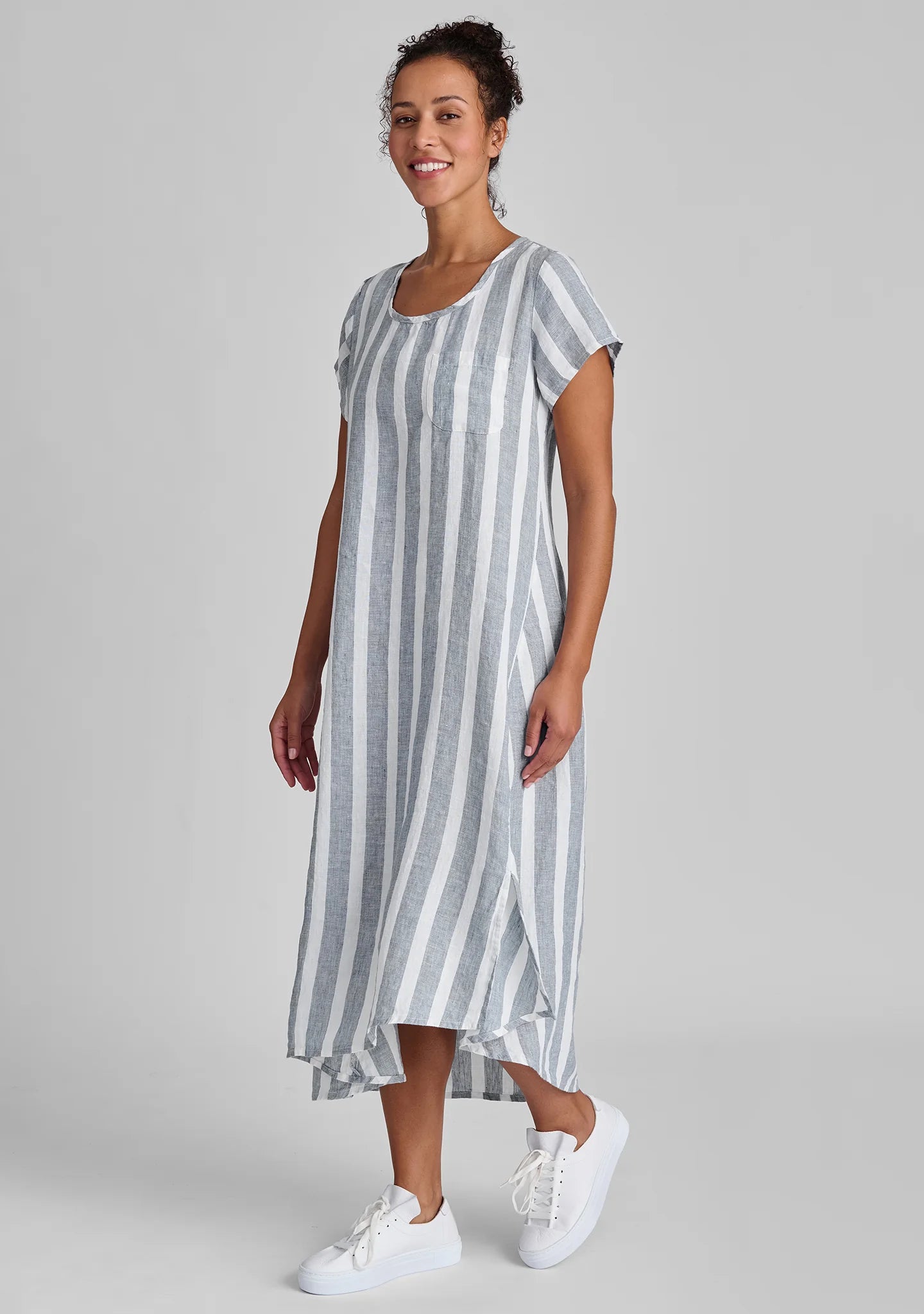Stretched Top - Linen Shift Dress - FINAL SALE
