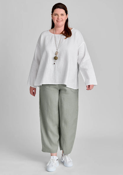 Throw It On - Long Sleeve Linen Shirt - FINAL SALE