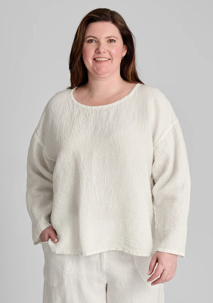 Throw It On - Long Sleeve Linen Shirt - FINAL SALE